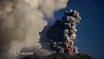 Peru’s Sabancaya volcano roars to life