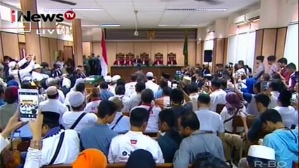 Situasi Sidang dengan Agenda Putusan Sela Ahok di PN Jakarta Selatan