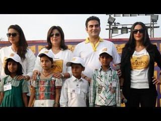 Huma Qureshi, Neha Dhupia, Farah Khan And Arbaaz Khan At 'Shiksha' Event