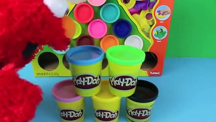 Скачать видео: Disney Cars Toys Play Doh Elmo Mountain of Colors Play Dough