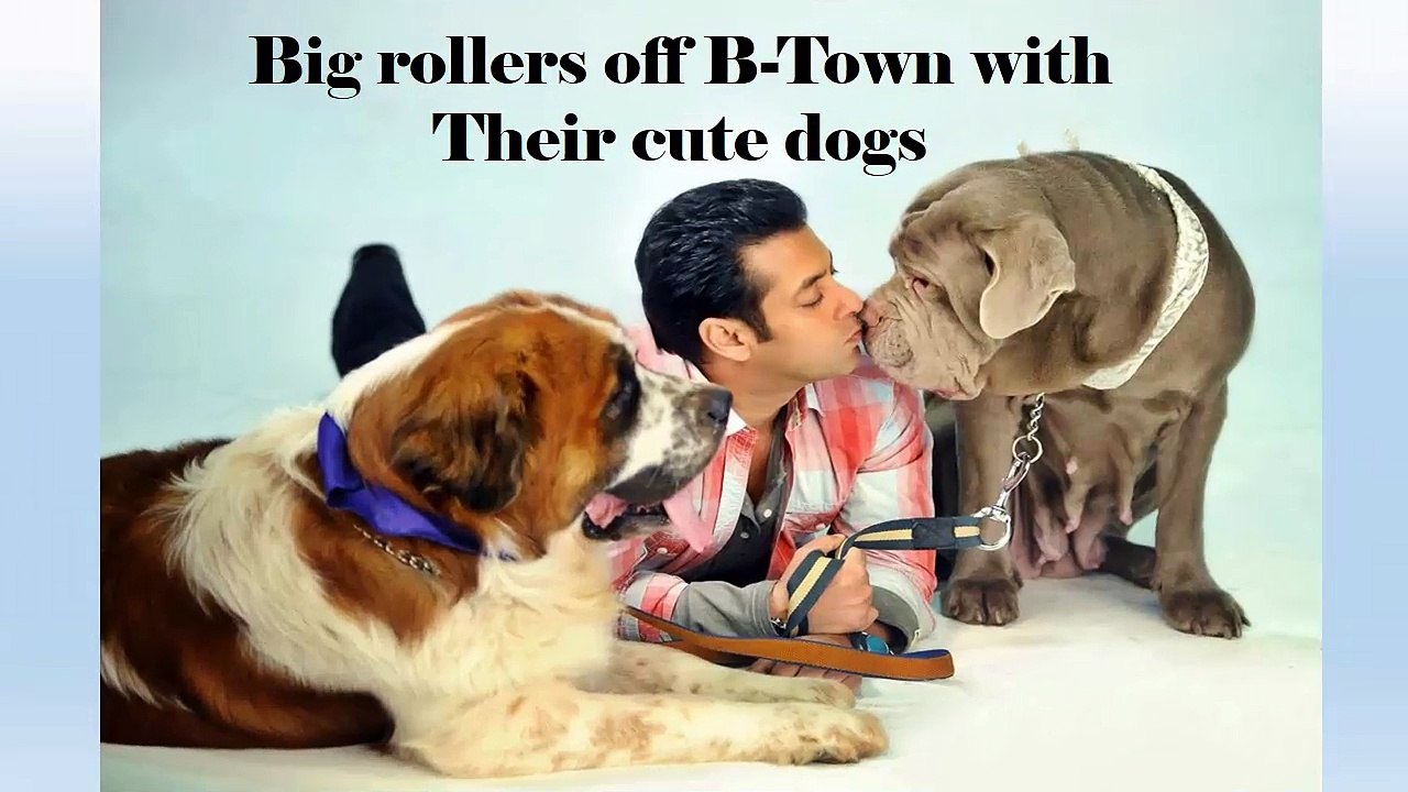 Big rollers off B-Town with their cute dogs