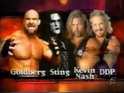 Wcw-Sting vs Goldberg vs DDP vs Nash-WCW Title