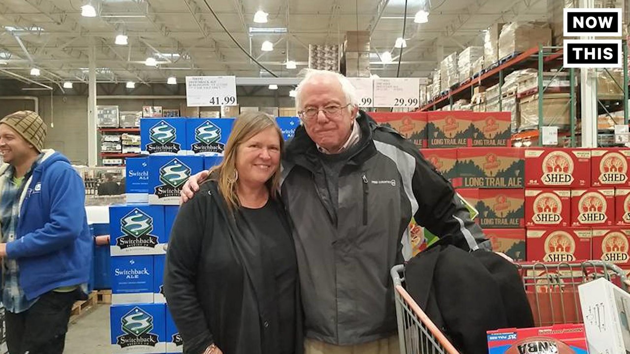 Bernie Went Shopping At Costco