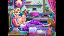 Frozen Elsa Birth Caring ❤Disney princess Frozen ❤ Best Baby Games For Girls