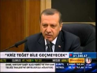 Başbakan: Kriz teğet bile geçmeyecek