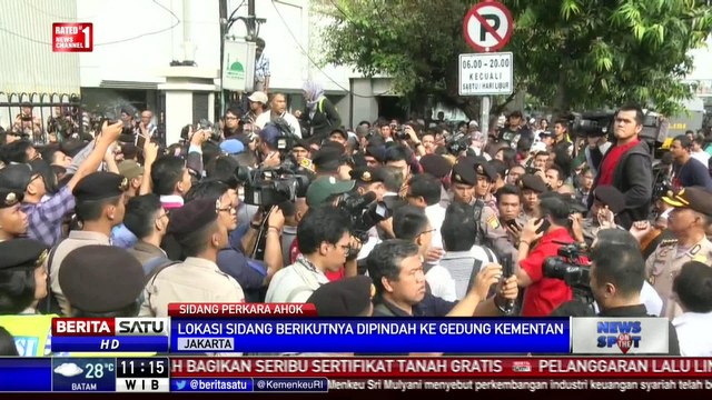 Lokasi Sidang Ahok Dipindah ke Gedung Kementan