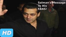 Salman Khan's Amazing Message To Fans On His 51st Birthday!