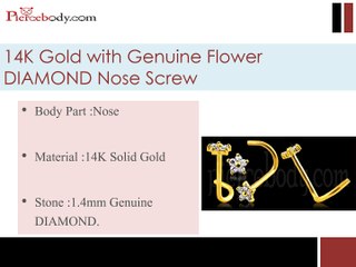 Diamond Nose Pins - Pierce Body