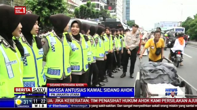 Orasi Ormas Islam di Sidang Ahok Macetkan Lalu Lintas