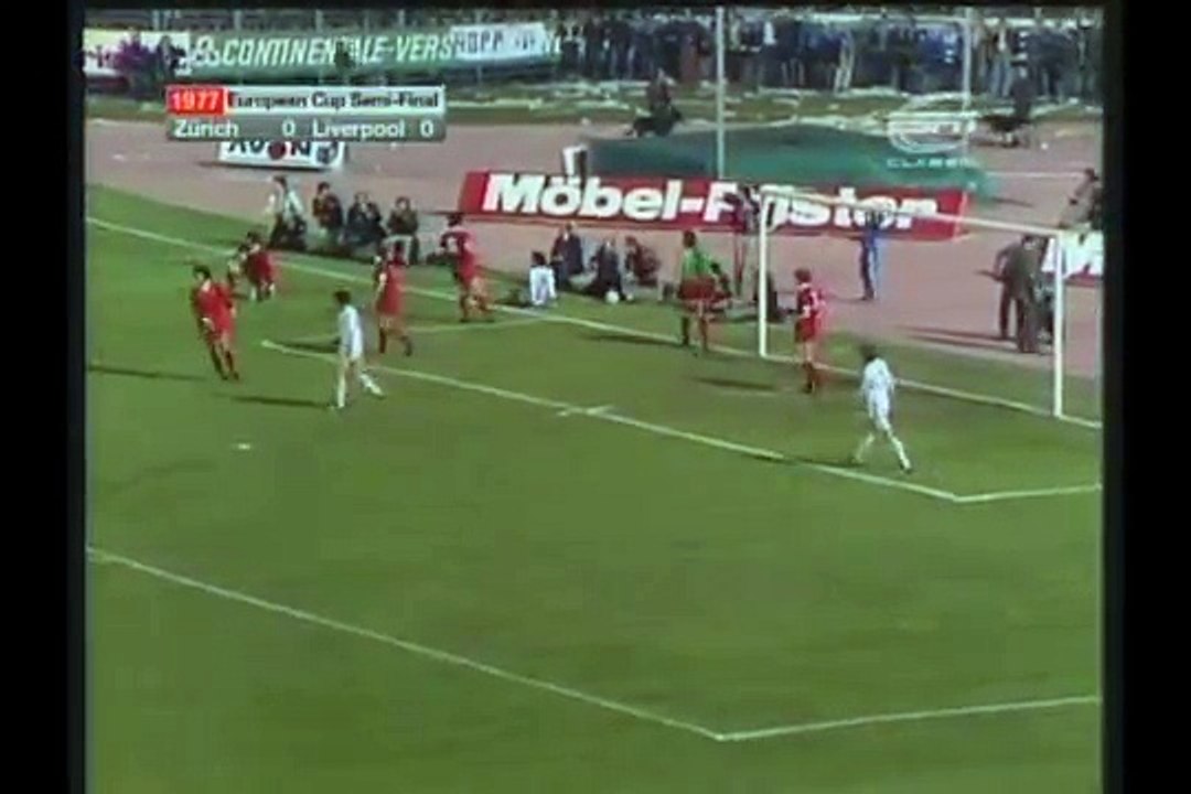 06.04.1977 - 1976-1977 European Champion Clubs' Cup Semi Final 1st Leg FC Zürich 1-3 Liverpool