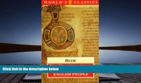 Buy Bede The Ecclesiastical History of the English People; The Greater Chronicle; Bede s Letter to