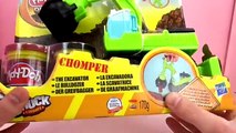 Play Doh 培乐多 Diggin Rigs 建筑工地 Chomper 巨型 超大 推土车 铲车 起重机 玩具组 套装 展示