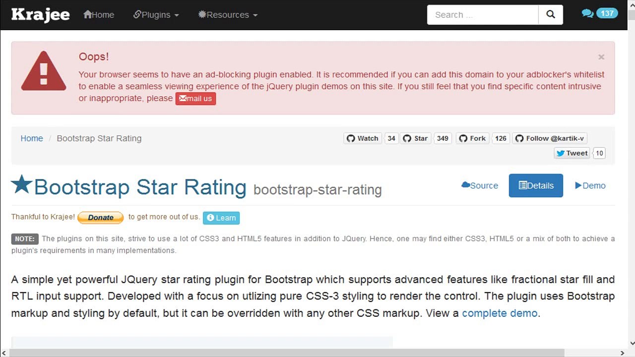 dynamic bootstrap star rating with codeigniter
