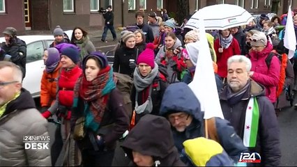 March from Berlin to Syria completing the migration route in reverse