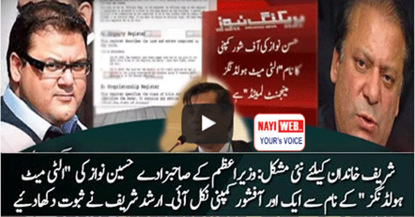 Arshad Sharif showing documents evidence of Offshore Propert