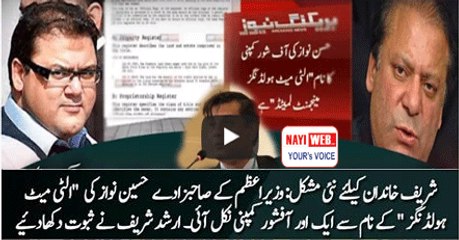 Arshad Sharif showing documents evidence of Offshore Propert