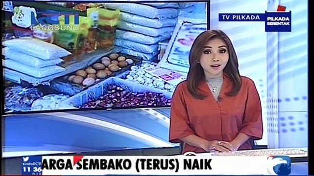 Jelang Tahun Baru, Harga Sembako Naik