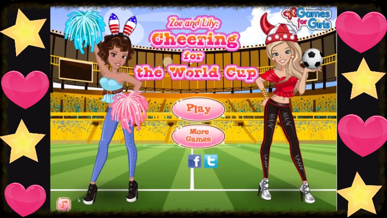 Top Game For Girls ; Zoe & Lily: Cheering for the World Cup