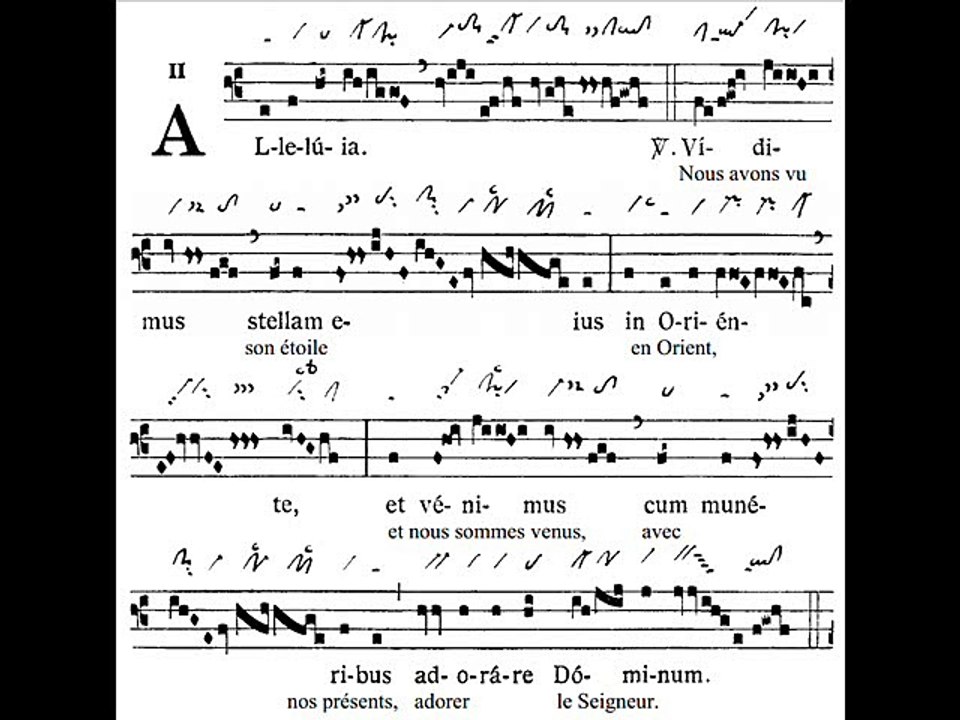 Alleluia Vidimus stellam, Epiphania Domini