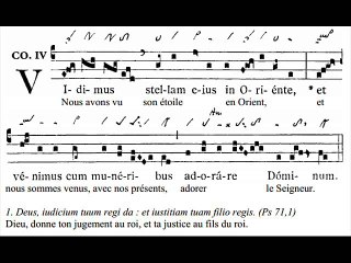 Communio Vidimus stellam, Epiphania Domini