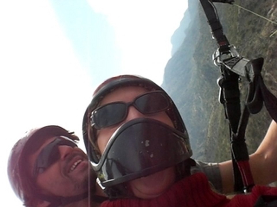 Marie-do parapente dans les Andes!!!!!!!