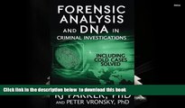 READ book  Forensic Analysis and DNA in Criminal Investigations: Including Solved Cold Cases