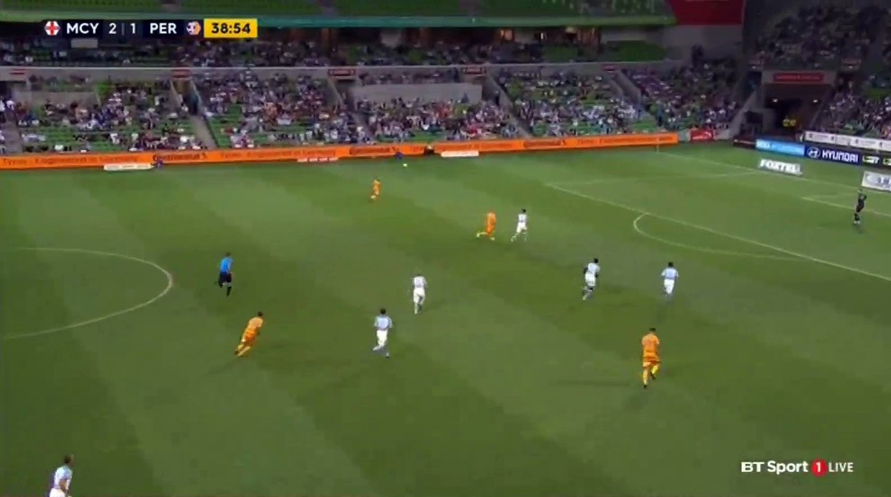 Diego Castro 2nd Goal HD - Melbourne City 2-2 Perth Glory - 27.12.2016 HD
