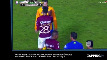 Mexique : André-Pierre Gignac provoque une bagarre générale pendant la finale du championnat (Vidéo)