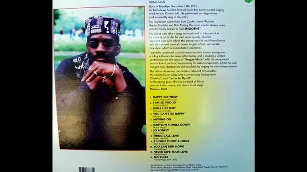 Happy Birthday -  J D Smoothe -  Studio One - Birthday