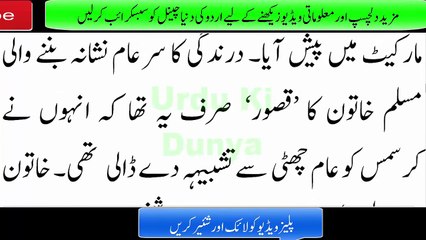 meri Christmas kehnay ki bajaye musalman khatoon ne aisa jumla keh diya ke Europi malik mein انت-5jXFwNZ3wuA