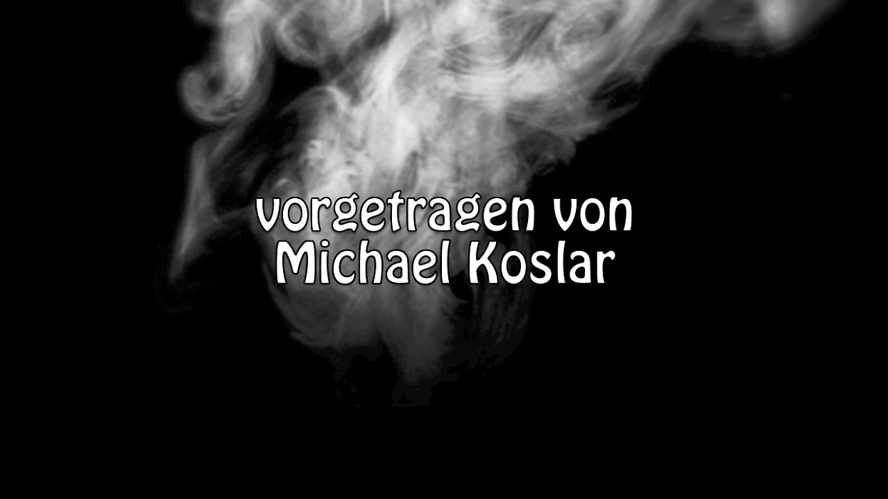 Michael Koslar liest 'Gedichte vom Rauchen'