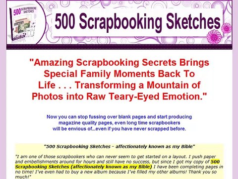 500 scrapbooking sketches review