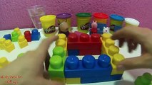 Peppa Pig Playground Swimming Pool Play Doh - Peppa Pig Suzy Sheep Danny Dog Madame Gazelle Video