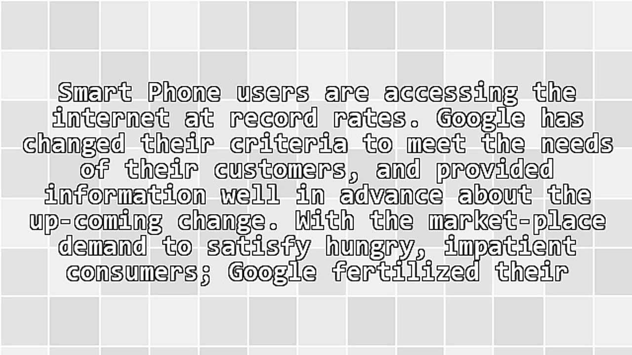 Do It Now - Get Your Website Smart Phone Friendly!
