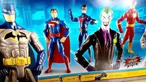 Superhero toys unboxing, Cyborg, Joker, Flash, Nightwing, Batman vs Superman toys for kids videos