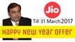 reliance JIO Welcome Offer Extended Till 31 March 2017 breaking news.happy new year offer.