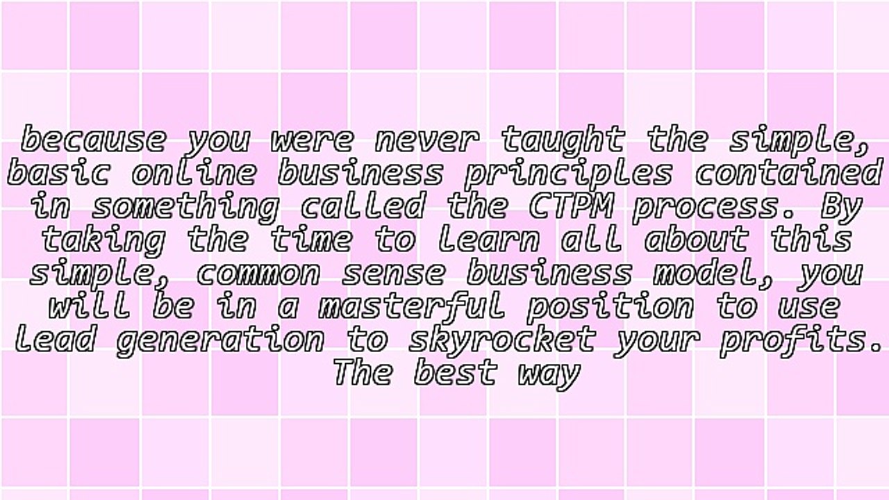 My 4 Step Lead Generation Blueprint