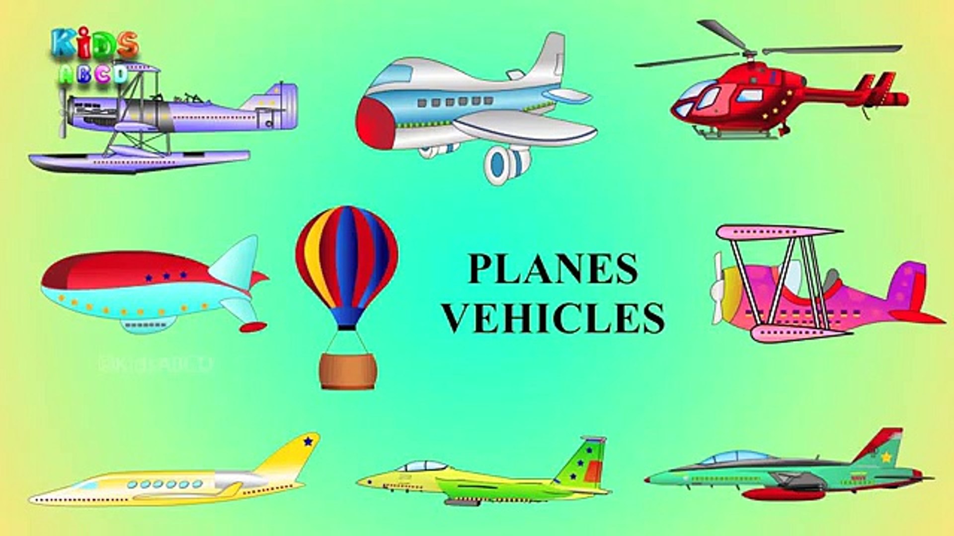 ⁣Planes For Kids | Airplane Series | Street Vehicles | Cars For Children