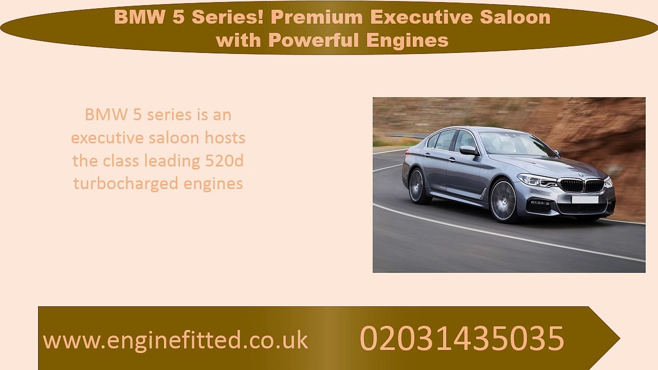 BMW 5 Series! Premium Executive Saloon with Powerful Engines