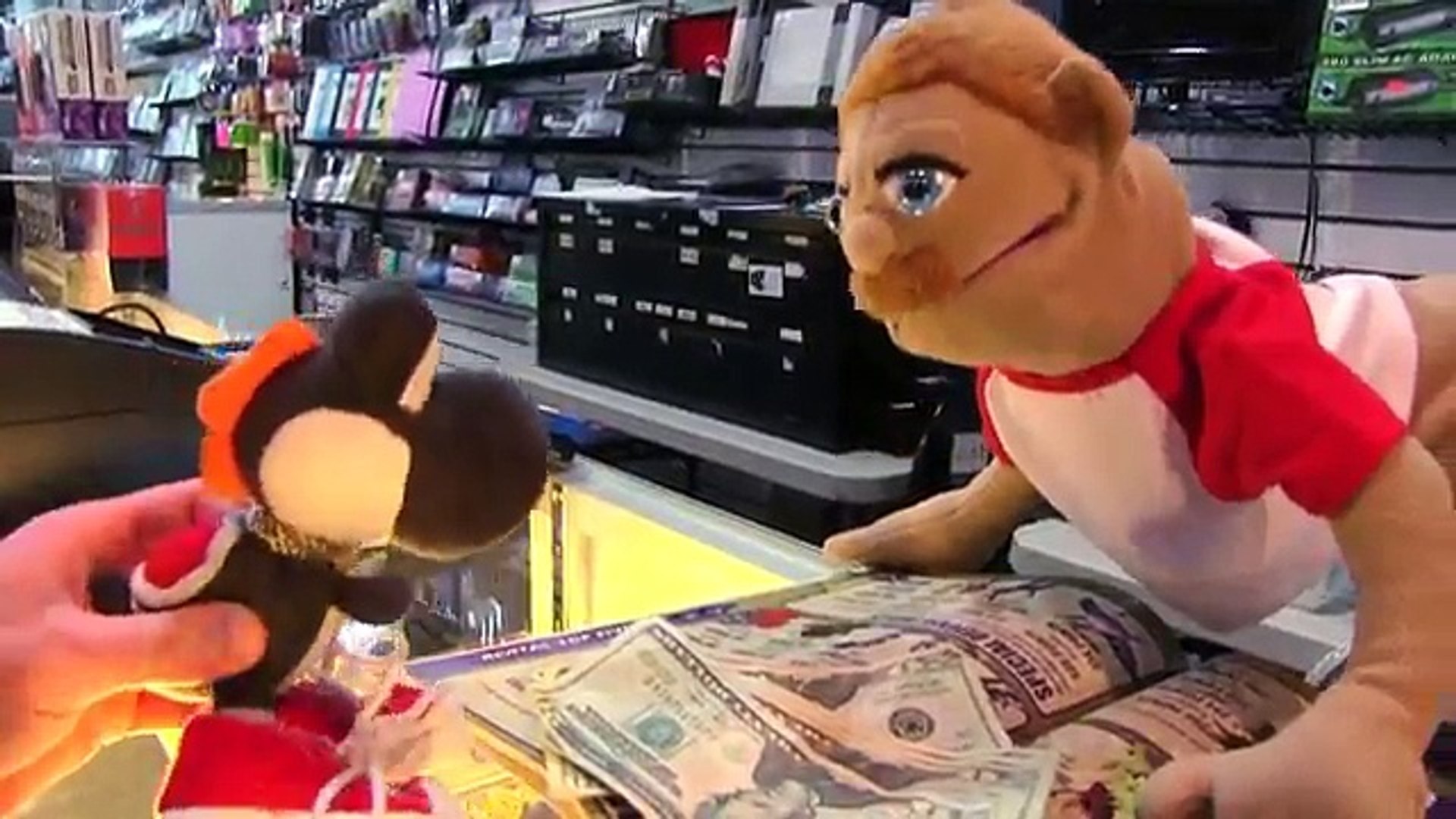 black yoshi plush sml