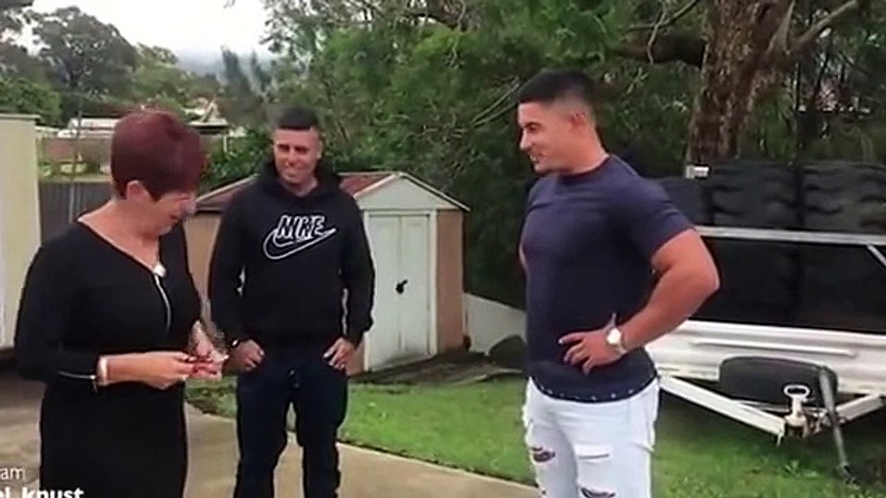 Heartwarming moment two brothers gift their mother her dream BMW