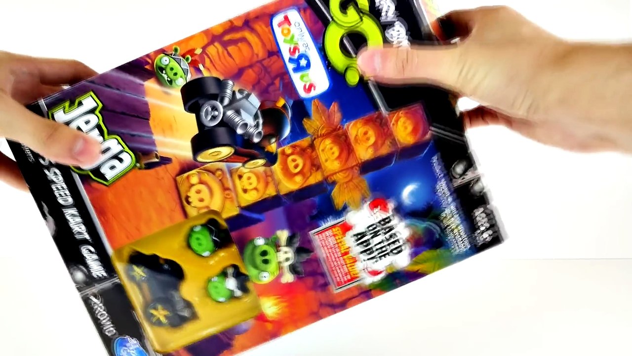 Angry Birds Jenga Bomb's Speed Kart Game Exploding Car Hulk Power Rangers Princess Ariel Play Doh