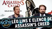 Léo Lins conversa com elenco de Assassin`s Creed