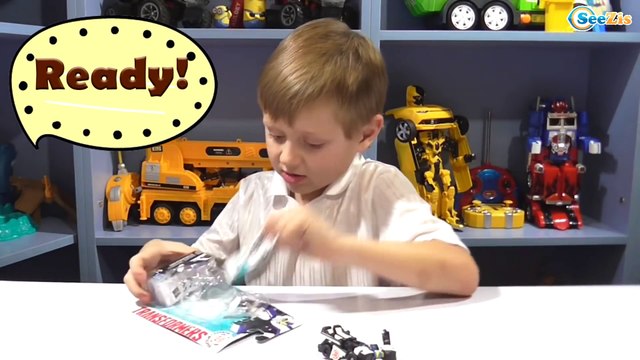 Hasbro Strongarm Transformers. Video for children – unboxing set of toys. Transformers Robots