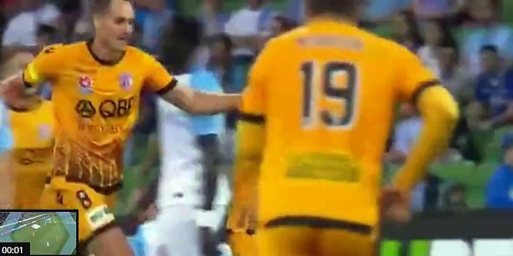 ALL GOALS Melbourne City 3 - 3 Perth Glory 27.12.2016