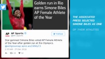 Simone Biles named AP female athlete of the year