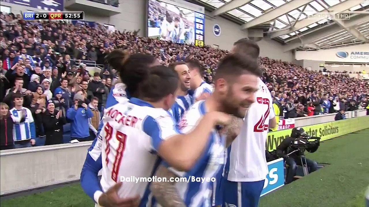 Glenn Murray Goal HD - Brighton 2-0 QPR - 27.12.2016 Championship