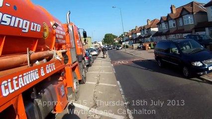 Driver Throws a Water Balloon at Cyclist - The Result - VN08 KRE