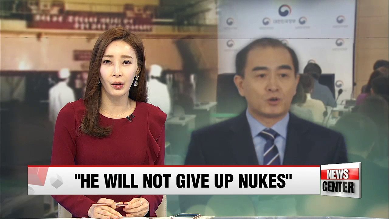 Kim Jong-un plans to complete nuclear weapons development by 2017: Fmr. N. Korean diplomat