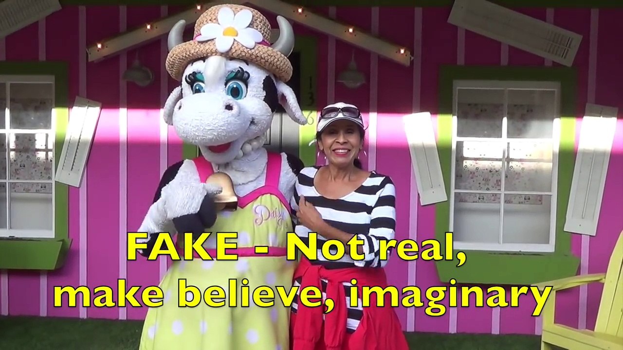 REAL OR FAKE  - Learn ENGLISH - Babies, Toddlers, Preschool